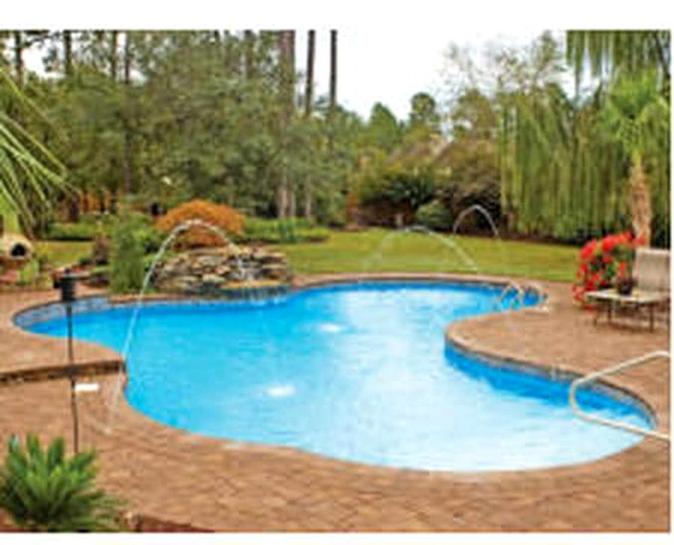 Inground vinyl lined pool installation
